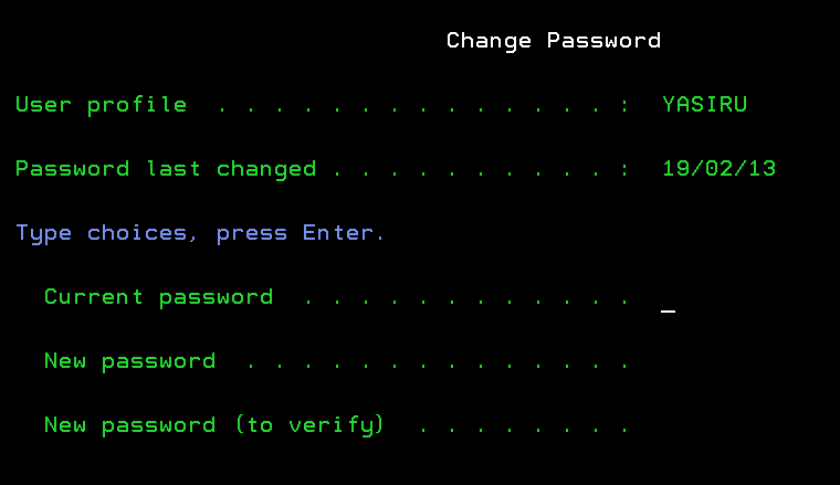 as400-change-password-chgpwd-as400-iseries-ibm